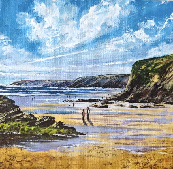 - Acrylic on Canvas, Painting by Liz Newbery, measuring 15 x 15 cm (H x W) £65